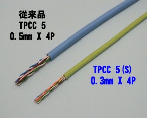 細径 エンハンスドCAT5/CAT6 LANケーブル